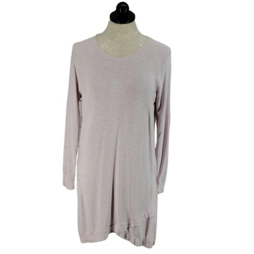 Active Life Light Pink Long Sleeve Modal Tunic Dress Sweater Small